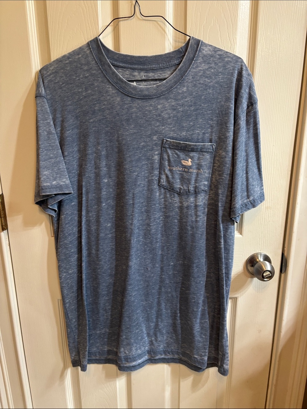 Southern Marsh Washed Indigo Pocket Tee